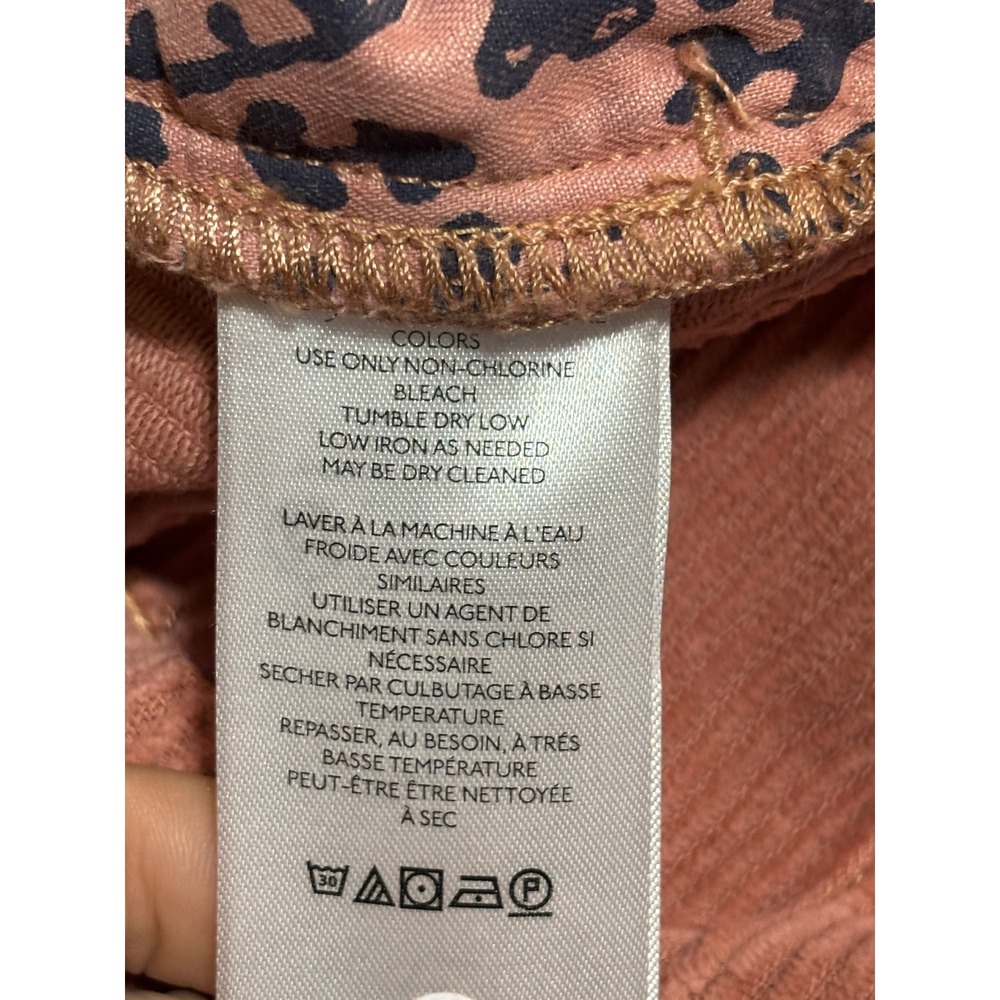 Free People We The Free Osaka Mid Rise Barrel Corduroy Pants Rose Smoke 27 NWT - Picture 6 of 9